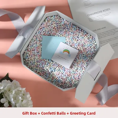 Birthday Gift Box INS Style Packaging Box Empty Box Premium Feeling Present Box Korean Version Card Paper Material