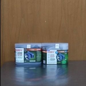 Senter Kepala LED Luby L-2888L Cahaya Putih & L-2888K Cahaya Kuning 20 Watt Rechargeable Original