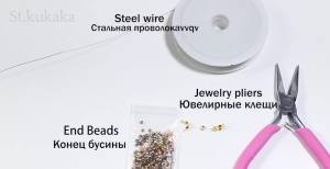 St.kunkka | 1Box Jewelry Making Kits Lobster Clasp Open Jump Rings End Crimps Beads Box Sets Handmade Bracelet Necklace Findings Supplies