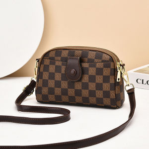 Kangaroo Genuine Leather Small Square Bag Crossbody 2025 New Fashion Versatile Stylish Single Shoulder Mobile Phone Bag Ladies Handbag