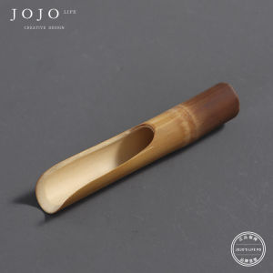 ช้อนชาทำจากไม้ไผ่ ช้อนชา ช้อนสำหรับหยิบใบชา ชุดหกฮุนจิว ของใช้ในครัวเรือนสไตล์จีน ช้อนชาแบบจีนโบราณ