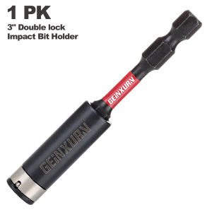 Geinxurn 3Inches Impact Magnetic Screwdriver Bit Holders S2 Alloy Steel Hex Shank Extension Socket Drill Bit Holder