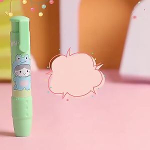 【1-3 days Delivery】Cute  Pencil Eraser Retractable Eraser For Kids Eraser with Eraser Refill Case