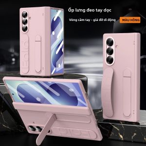 Ốp Lưng Kính Cường Lực Samsung Galaxy Z Fold Series Kèm Dây Đeo Tay Vòng Giữ Giá Đỡ Bảo Vệ Bản Lề Siêu Bền Cho Z Fold 8 7 6 5 4
