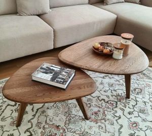 Meja Tamu Susun Segitiga Murah Terbaru