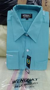Wendya.T Kemeja Formal Reguler Warna Hijau Tosca/hijau Wardah Tua✓Kemeja Pria Polos Lengan Panjang