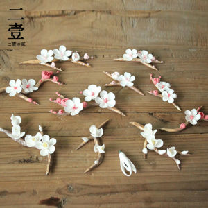 Handmade Ceramic Orchid Tea Pet Display Piece: Premium Quality Tea Play Tea Ceremony Room Orchid Pen Holder Stand