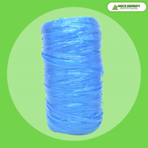 6 PLY PLASTIC TWINE TIES FOR TRELLIS AND HOLDING PLANTS / GARDEN ACCESSORIES (1 ROLL) BLUE