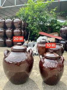 Chum ngâm rượu sành tráng men Bát Tràng cao cấp