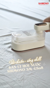 SHIMONO Bàn Là Hơi Nước Cầm Tay SM-GS08 công suất 1200W Xoay 180 độ Tiện mang Du Lịch