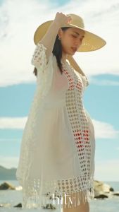 Áo Khoác Bikini Sóng DRE114 thời trang thiết kế HIty