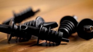 10 PCS Bar Wine Bottle Pourer Pour Spout Stopper Black Soft Rubber Wine Bottle Dispenser Pourer