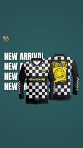 ESHA PREMIUM JERSEY NIRVANA NEVERMIND: BAND & BOLA STYLE