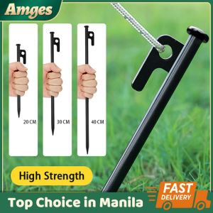 20/30/40CM Camping Tent Nail Peg Steel Tent Pegs Tent Accessories For Camping Canopy Heavy Duty Camping Stakes