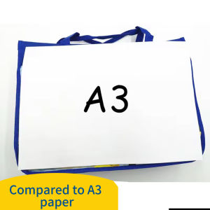 Cartoon Cute Large Tutorial Storage Bag Drawing Board  🌈READY STOCK🌈 A3 Art Block Bag Kids Student Carry Large-Capacity Zipper Book Bag Tuition Homework Storage FileBag