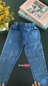 Jeans anak skinny snow celana panjang anak laki laki snow ripped besar 9bulan-12tahun