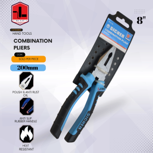 Sicher BY QUEEN BEE 8" 200mm Polish And Anti-Rust Plier Oil Combination Pliers