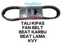 TALI KIPAS VAN BELT V BELT FANBELT FAN BELT KARET KIPAS KABEL FAN BELT KVY HONDA MOTOR BEAT KARBU BEAT LAMA OLD SCOOPY KARBU LAMA KUALITAS ORI BAGUS TEBAL. 