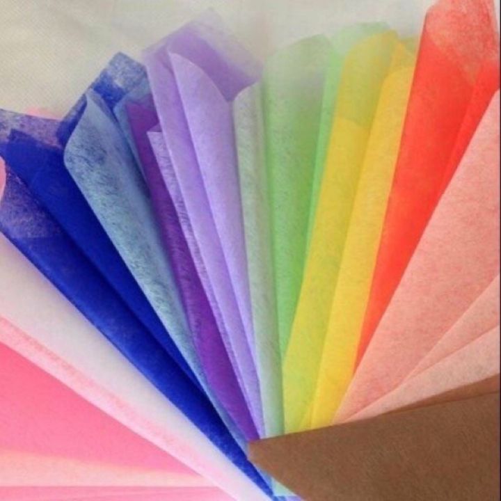 Giấy lụa gói hoa mếch mỏng (Set 50 tờ)