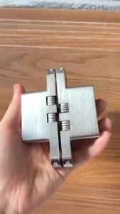 Bản lề chữ thập INOX304 hàng loại 1 - bản lề giấu khuôn cửa dùng cho cửa đi bàn gập giường gập dày dặn sáng bóng