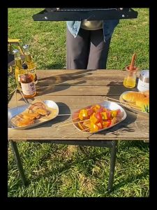 Foldable Stainless Steel Charcoal BBQ Grills Portable Folding Barbecue Grill Outdoor Smoker / Berbeku Bakar Boleh Lipat