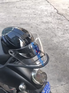 Marino Home กุญแจล็อคจักรยาน กุญแจล็อคหมวกกันน็อค สายสลิง ยืดหดได้ No.Y1701