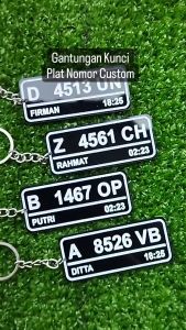 Gantungan Kunci Akrilik Plat Nomor Custom: Desain Unik & Berkualitas Tinggi