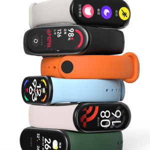 Sport Silicone Strap for Xiaomi Mi Band 9 8 7 NFC Replacement Belt for Miband 3 4 5 6 Bracelet Wriststrap Smartwatch Accessories