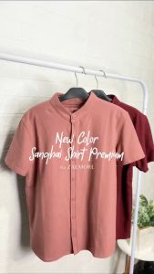 Zalmore Shanghai Shirt Premium - Kemeja Pria Kerah Shanghai