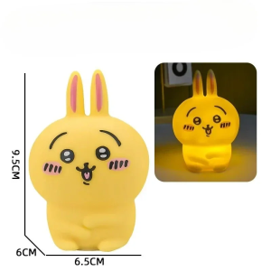 Bandai | 2026 Cute Dumpling Night Light Kawaii Squeeze Toy Soft Luminous Atmosphere Desk Decoration Fun Fidget Toy Funny Gift Ornament