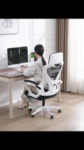 Office Chair Gaming Chair Ergonomic Chair Computer Gaming Racing Study Chair With Foot Rest