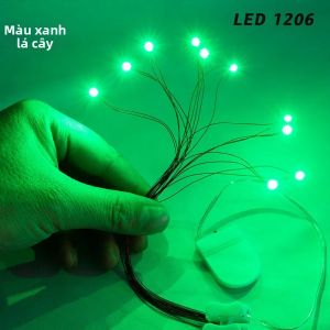 Bộ 5 Đèn LED SMD 1206 0805 0603 Kèm 1 Hộp Pin 3V CR2032 Miễn Phí Dành Cho Mô Hình Sắt Lộ Cảnh Quan Vi Mô Súng Đập - Bộ Dụng Cụ Xây Dựng Mô Hình