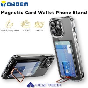 INOVAGEN หรือยกเลктаแบบ Snap On Mag-Safe พร้อมกระเป๋าเงินและบัตรที่วาง Magsafe