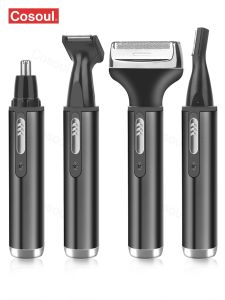 Máy Cạo Râu Cho Nam Máy Cạo Râu Điện Dao Cạo Tông Đơ Cắt Tóc 4 Trong 1 Tỉa Lông Mũi Tông Đơ Cắt Lông Mày Nữ Máy Tẩy Nhổ Lông Nam Bộ Râu Chải Lông