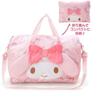 ULEEK  Duffel Bag Pompom Purin Travel Duffel Bag Portable Foldable Large Capacity Hello Kitty Cinnamoroll My Melody Kuromi