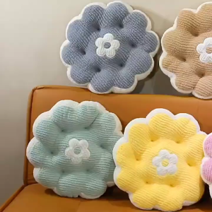 Cute Daisy Sunflower Cushion 45cm Flower Pillow Plush Soft Seat Pad Sofa Chair Backrest Decor Hadiah Hari Jadi