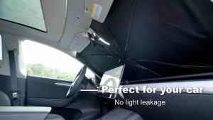 Car sunshade front window sunshade suitable for small and medium-sized cars pickup trucks SUVs reflective coating material/fiber insulation layer/scientific cooling