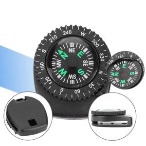 เข็มทิศขนาดเล็กพกพา 32x26 มม. สายนาฬิกาเข็มทิศแบบสวม สายนาฬิกาเข็มทิศสำหรับการเดินป่าและตั้งแคมป์ รุ่นใหม่ ปี 2026