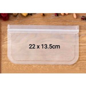 Resealable & Reusable Zip Storage Bag / Dry & Frozen Food & Kitchen PBA Free Silicone Storage Lock Bag /Beg Dapur 自封保鲜袋