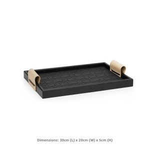 LAMOME DECO | Luxury Decorative Tray Solid Wood