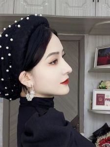 Mũ Vải Khăn Quàng Cổ Mỏng Kiểu Mới Dành Cho Nữ Mũ Che Đầu Thoải Mái Mũ Kẹp Tóc Đa Năng Mũ Đi Chơi Mũ Không Có Viền