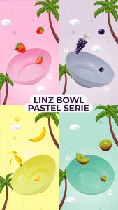 Mangkuk makan BOWL / Piring makan / Mangkok Plastik Biggy Bpa Free