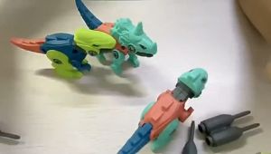 Mumystation Children DIY Jurassic World Dinosaur Model Toy kids Screwdriver Assembled Simulation Toy