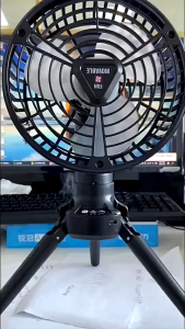 X77 Folding Fan 7500mAh Rechargeable Folding Fan Telescoping Portable Fan Desk Fan With Light
