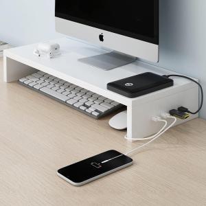 Elevated Computer Desk Stand Office Desktop Notebook Storage Platform Dormitory Workbench Bookcase Organization Rack