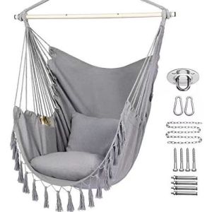 Outdoor Canvas Swinging Chair Hammock Garden Courtyard Rocking Chair Portable Leisure Furniture Tents Caravans RVs Picnics