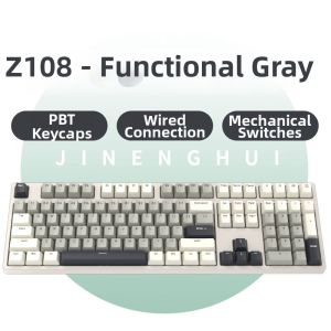 ikbc | Office and Gaming Mechanical Keyboard 108 Keys Wired/Wireless Silent