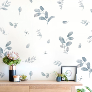 Sticker Decal Dán Tường Mẫu Lá Cây 2 Có Keo Sẵn - Trang Trí Cửa Kính - Decor Quán Cafe - Phòng Ngủ