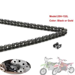 25H Roller Chain 132 Links With Master Link For 47cc 49cc 2-Stroke Kids Electric ATV Quad Scooter Mini Dirt Pocket Bike Minimoto