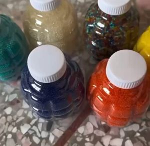 JOYL 20000pcs water gel blaster gel beads blue and colorful